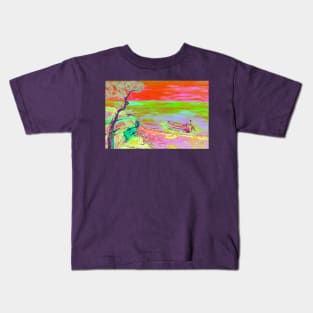 Cliff view. Kids T-Shirt